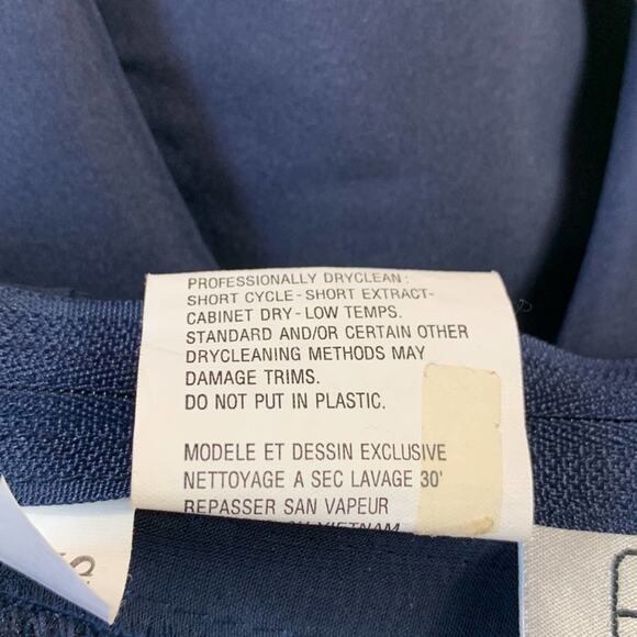 Eden Maids Bridals Navy sleeveless belted a line maxi formal dress, size 10 - Picture 10 of 11